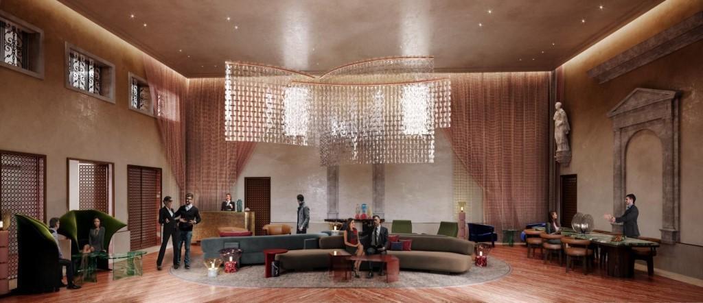 Ca'Di Dio-Small Luxury Hotel Venedig Eksteriør billede The lobby of the hotel